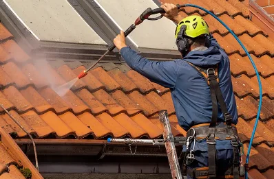 Démoussage et hydrofuge de toiture à Dragey-Ronthon